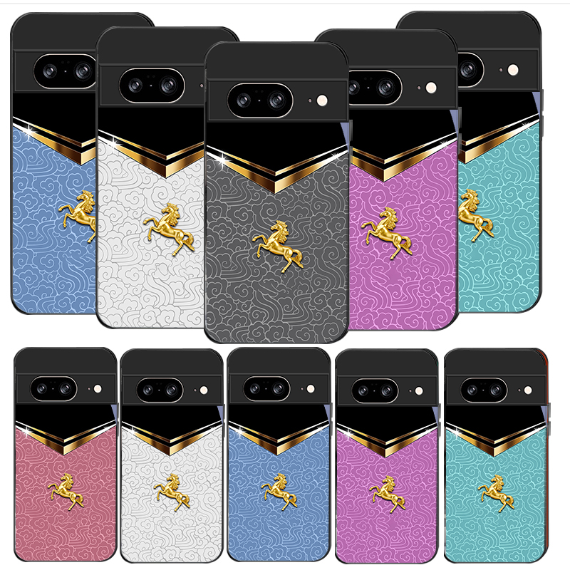Phone Cases Horse - Karanlık Gece Altın Atı Google Pixel