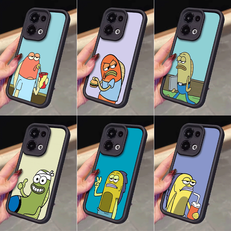 Phone Cases Ugly - Komik Karikatür Çirkin Balık Darbeye Dayanıklı