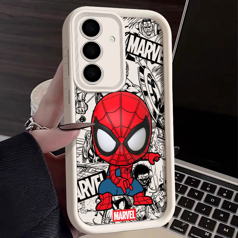 Phone Cases Samsung S25 Fe - Marvel Örümcek Adam Sevimli Kılıflar Samsung