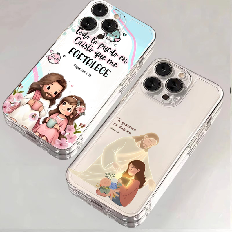 Phone Cases Xiaomi Redmi 12 - Karikatür İsa ve Ben İncil Ayet