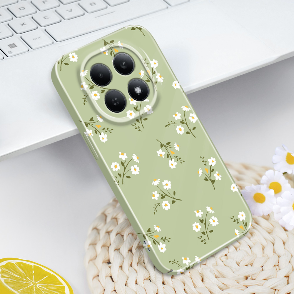 Phone Cases Xiaomi Redmi 12 - Yıldız Çiçek Desenli Telefon Kılıfı Xiaomi