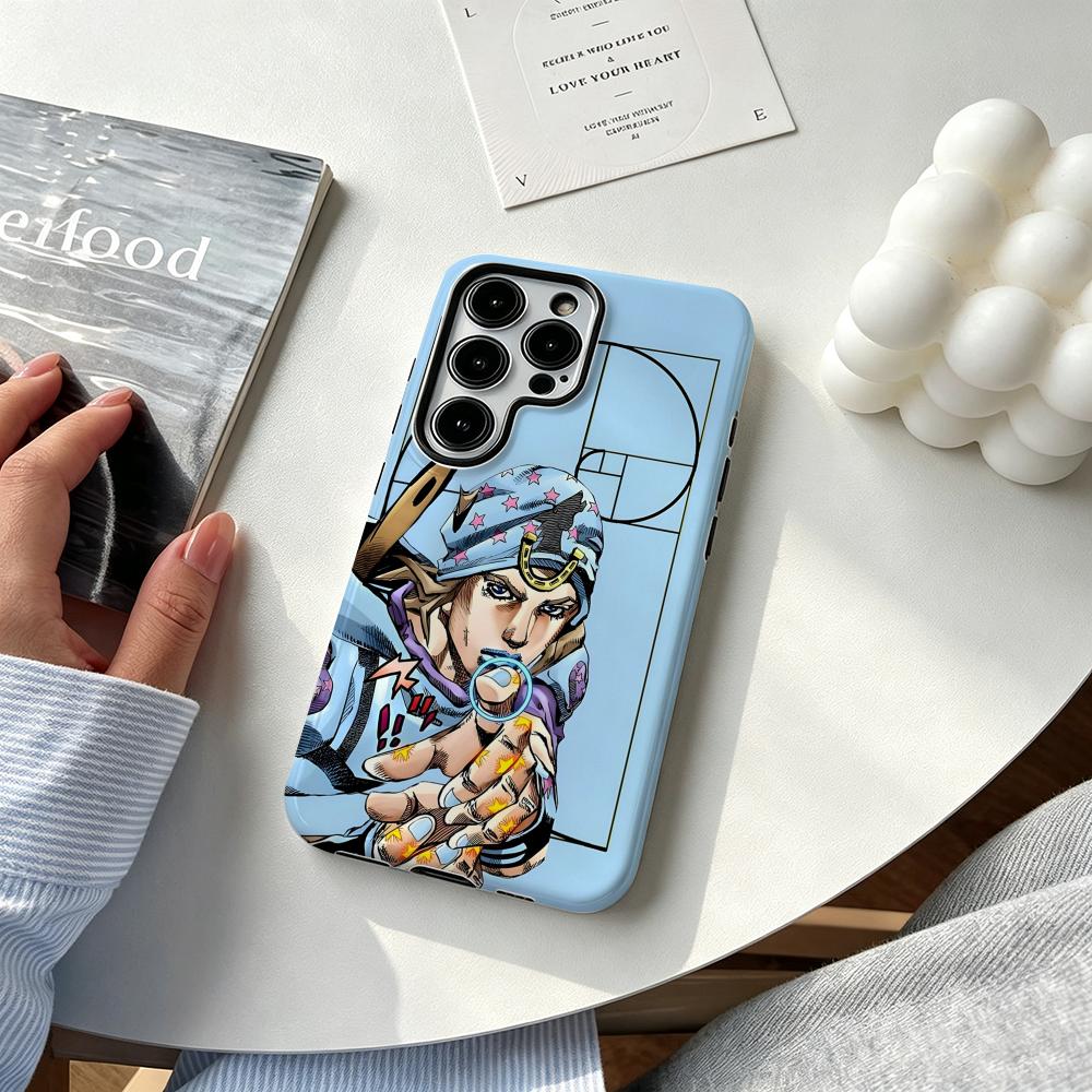 Phone Cases Anime - Sıcak ve havalı Anime J-JOJO Steel