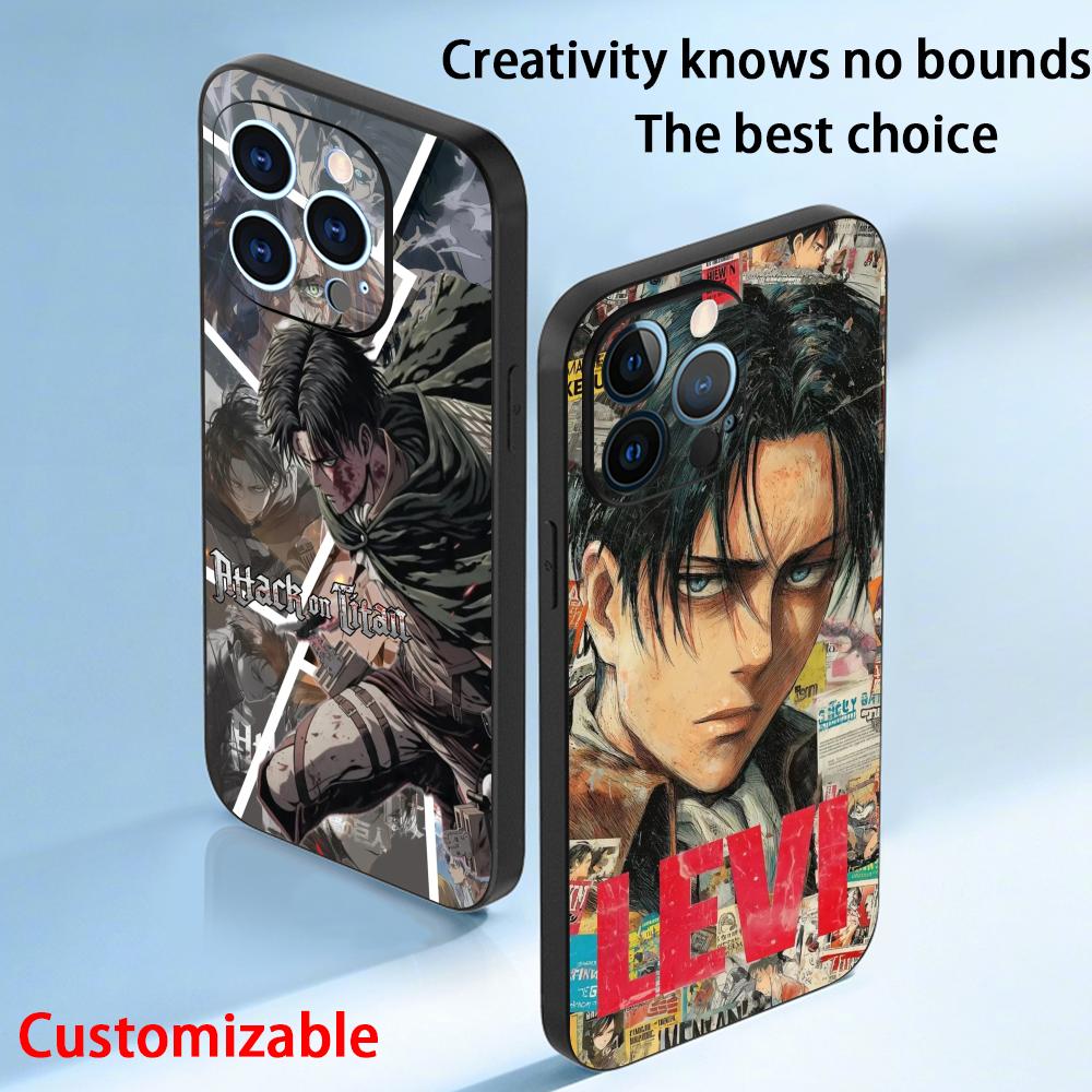 Phone Cases Anime - Levi Ackerman Havalı Anime Adam Desenli
