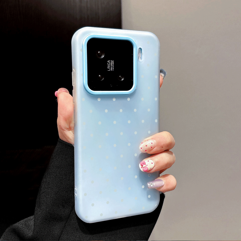 Sevimli Açık Mavi Puantiyeli T - Phone Cases Xiaomi Redmi 12 incelemesi ve fiyatı