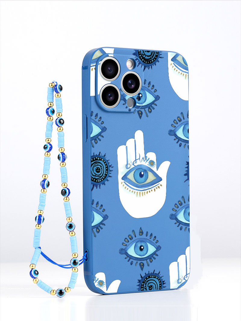 Lüks Sıvı Silikon Mavi Nazar B - Phone Cases Classy incelemesi ve fiyatı