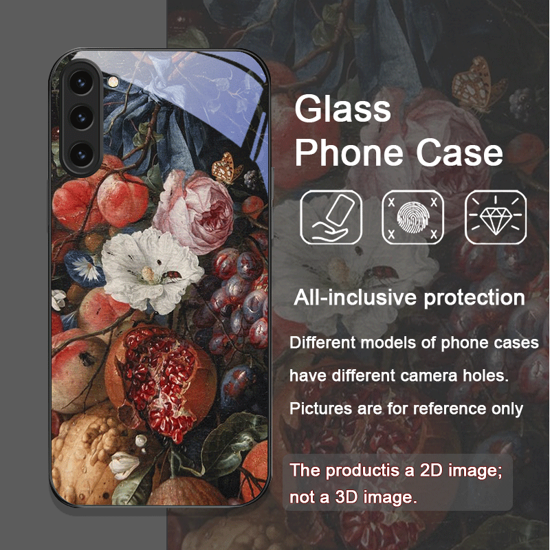 Lüks Nar Çiçeği Desenli Temper - Phone Cases Samsung S25 Fe incelemesi ve fiyatı
