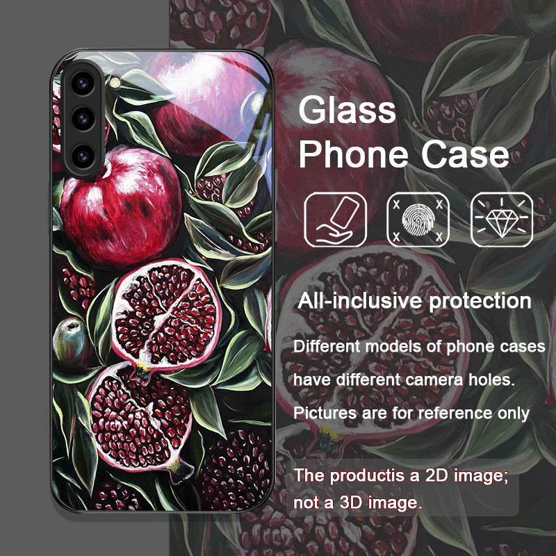 Lüks Nar Çiçeği Desenli Temper - Phone Cases Samsung S25 Fe incelemesi ve fiyatı