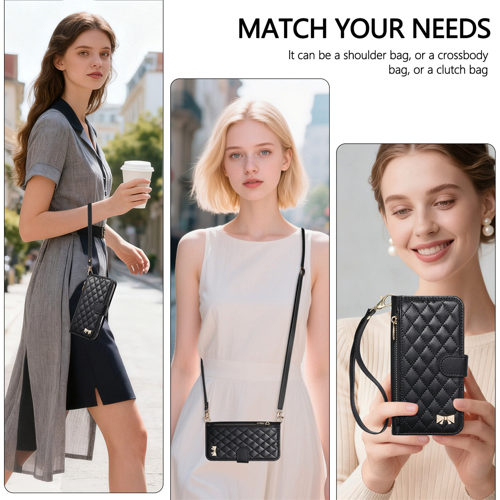 PU Deri Fermuarlı Çapraz Askıl - Phone Cases With Loop incelemesi ve fiyatı