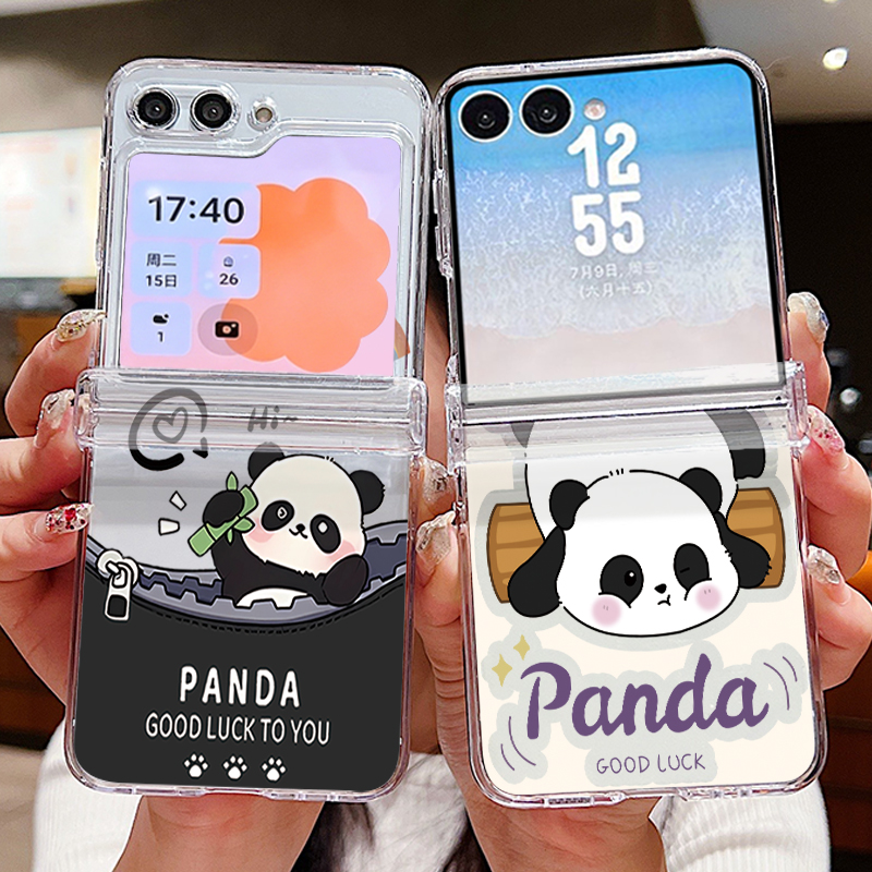 Sevimli Panda Desenli Telefon  - Phone Cases Z Flip 5 incelemesi ve fiyatı