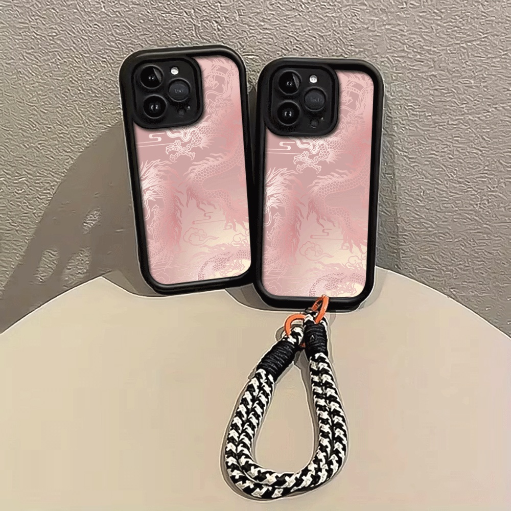 Soluk Beyaz Ejderha Desenli As - Phone Cases With Loop incelemesi ve fiyatı