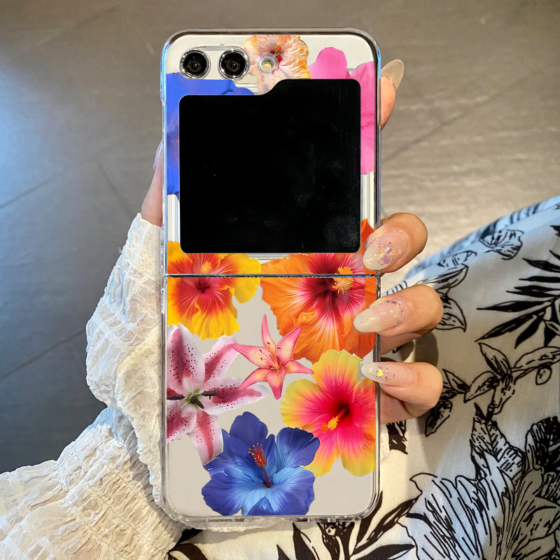 Gerçekçi Çiçek Baskılı Samsung - Phone Cases Z Flip 5 incelemesi ve fiyatı