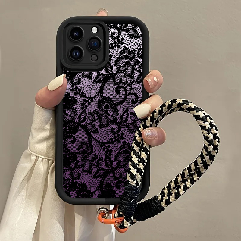 Siyah Mor Dantel Askılı Telefo - Phone Cases With Straps incelemesi ve fiyatı
