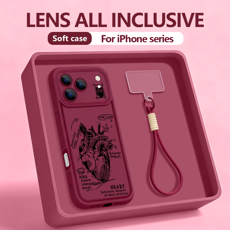 Yaratıcı Kalp Desenli Kordonlu - Phone Cases With Straps incelemesi ve fiyatı