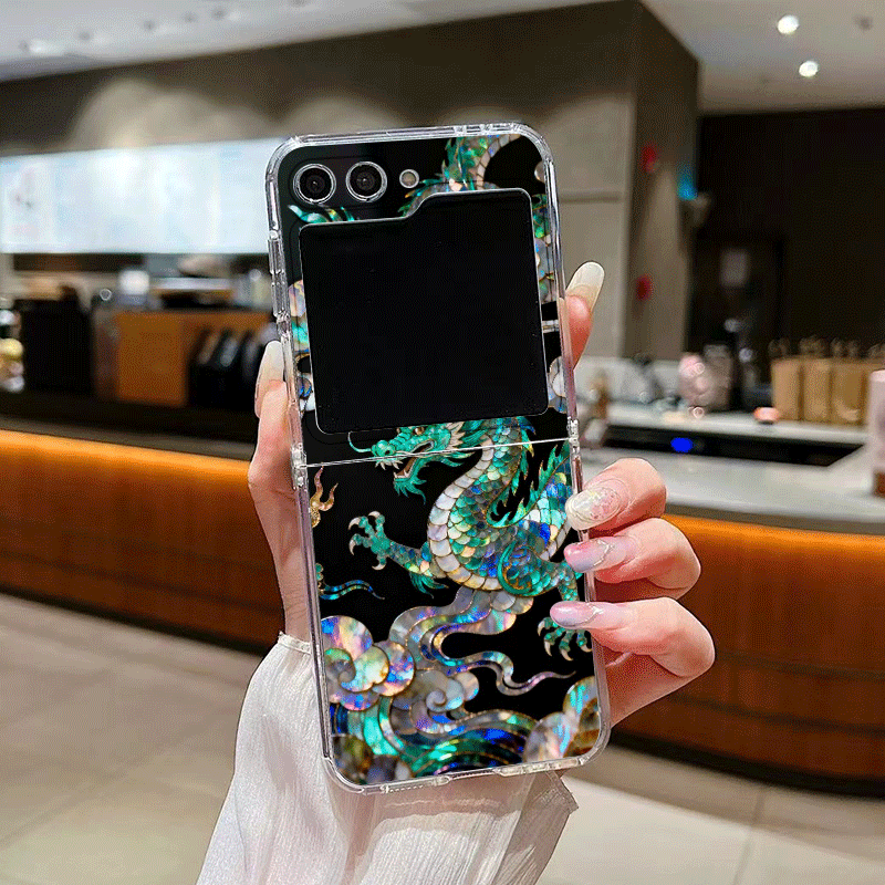 Şık Kaplan Ejderha Mermer Dese - Phone Cases Z Flip 5 incelemesi ve fiyatı